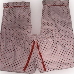 victoria’s secret polka dot pajama pants